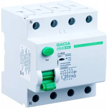 GACIA PR8NM 4P 63A 30mA tipo A interruttore differenziale (RCD) 4 poli 63A 30mA