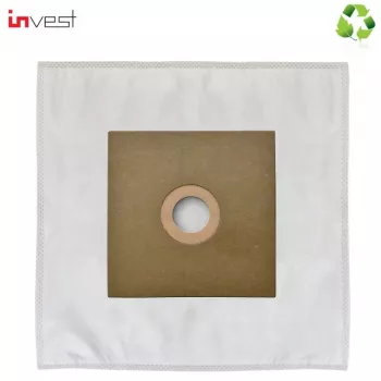 Invest Eco sacchetti universali sintetici per aspirapolvere con manico tagliente (4 pezzi)