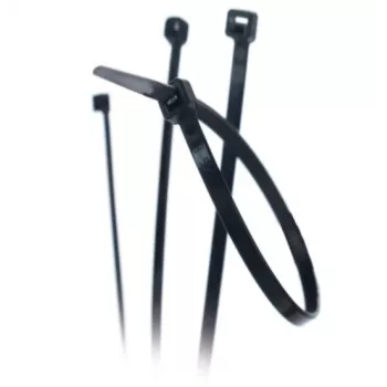 TRYTYT CV-250IW fascette per cavi nere UV 250x3,6mm nylon 6.6 (100 pezzi)