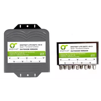 AXING SUMATOR DIGISAT QUAD+TV DQTC-104 multiswitch 8 ingressi satellitari 1 ingresso terrestre 4 uscite utente