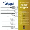 Akyga Ultimate AK-U4-600 alimentatore ATX 600 W, 80 PLUS Bronze, PFC attivo, ventola 120 mm
