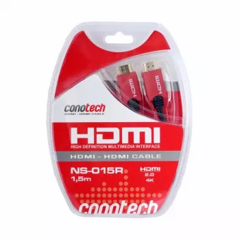 CONOTECH NS-015R cavo HDMI 2.0 1,5m nero