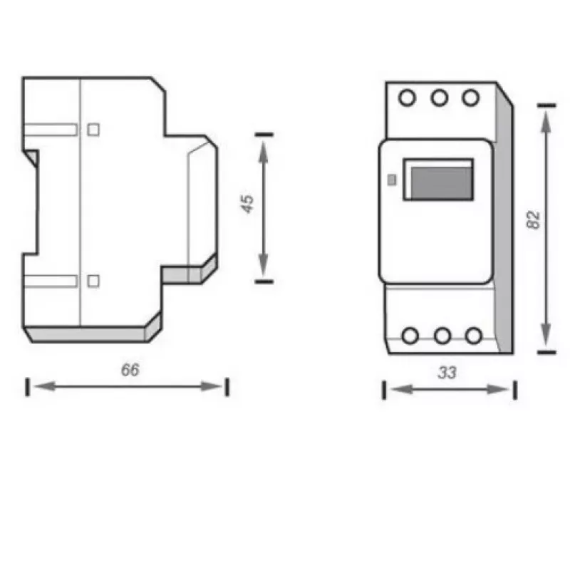 ORNO OR-PRE-414 timer digitale, guida DIN, 230V AC, 16A, 1 canale