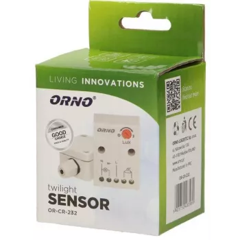 ORNO OR-CR-232 sensore crepuscolare con sonda esterna ermetica in scatola di derivazione