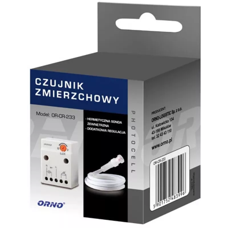 ORNO OR-CR-233 sensore crepuscolare con sonda
