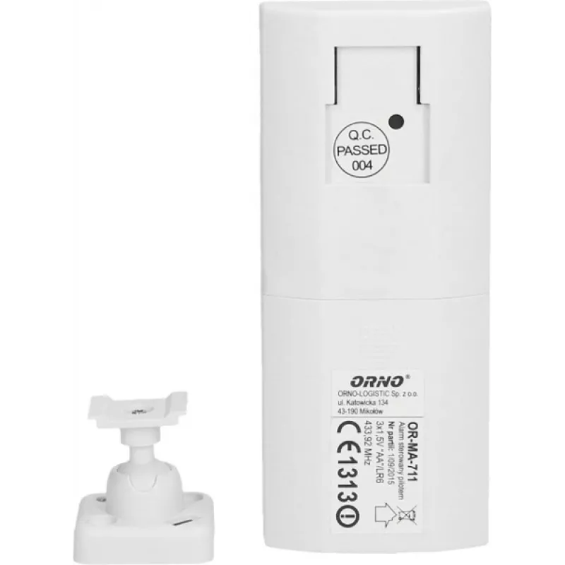 ORNO OR-MA-711 sirena d'allarme esterna con sirena incorporata, 110 dB, 12V DC, bianco