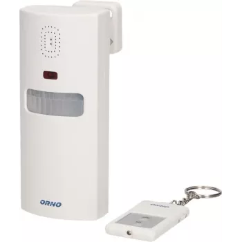 ORNO OR-MA-711 sirena d'allarme esterna con sirena incorporata, 110 dB, 12V DC, bianco