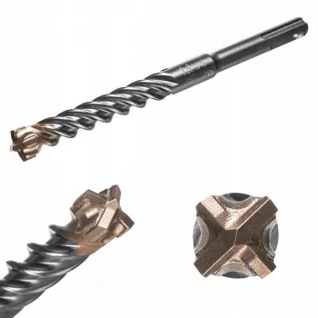 SMART365 SDS Plus Quattro punta per trapano a percussione 14x600/550 mm