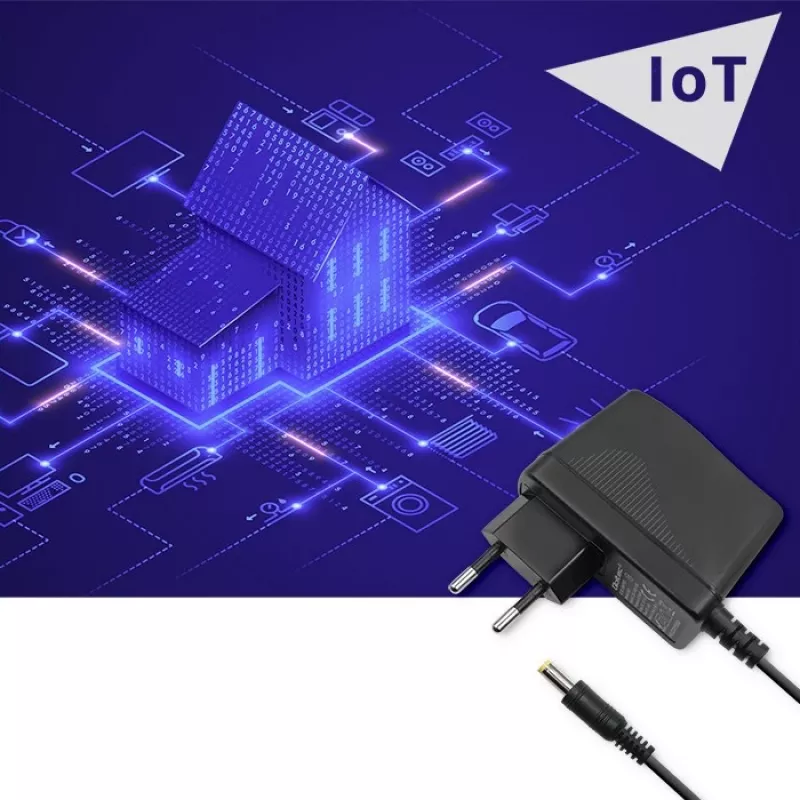 QOLTEC alimentatore da parete 24W 12V 2A 5,5x2,5mm