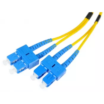OPTIX cavo patch in fibra ottica monomodale duplex SC/UPC su SC/UPC 2m