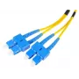 OPTIX cavo patch in fibra ottica monomodale duplex SC/UPC su SC/UPC 2m