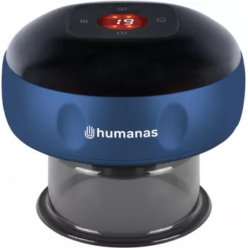 Humanas BB01 Plus apparecchio elettronico per massaggio con coppettazione - blu