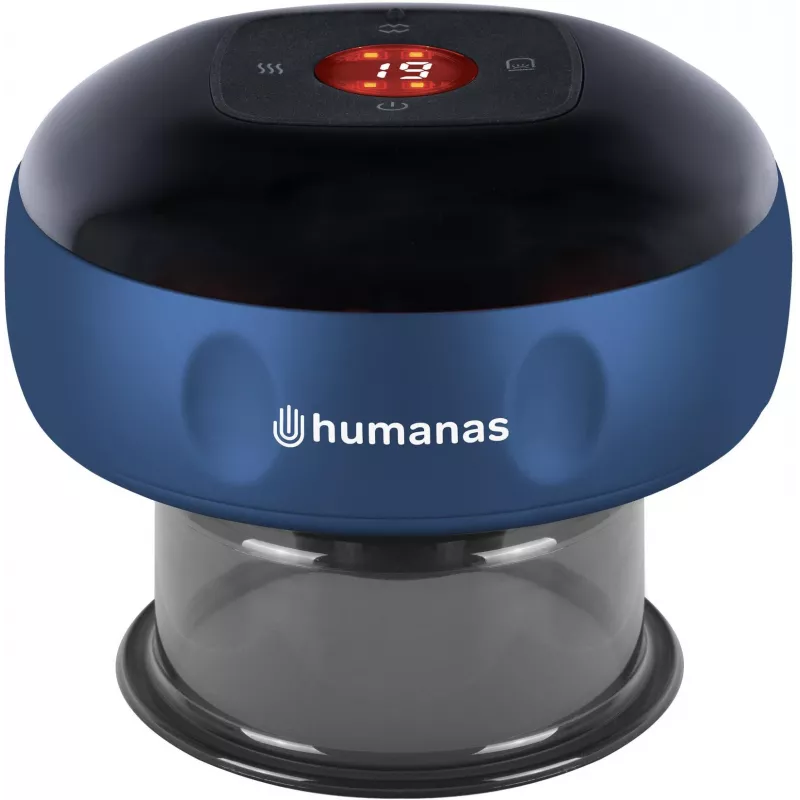 Humanas BB01 Plus apparecchio elettronico per massaggio con coppettazione - blu