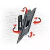 OPTICUM supporto TV AX FLEXI 13-42 pollici a parete full-motion nero
