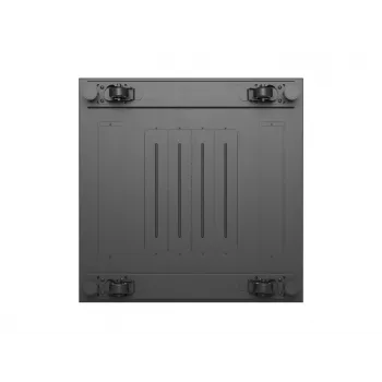 Lanberg armadio a rack da terra 19 pollici 18U 600x600 nero con porta in vetro (Flat Pack)