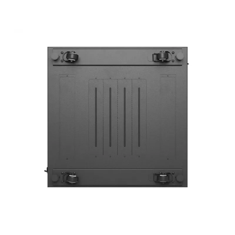 Lanberg armadio a rack da terra 19 pollici 18U 600x600 nero con porta perforata (Flat Pack)