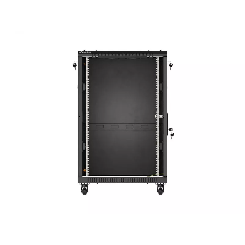 LANBERG armadio rack server da terra 18U 19 pollici 600x800 mm nero con porta in vetro temperato (Flat Pack)