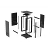LANBERG armadio rack server da terra 18U 19 pollici 600x800 mm nero con porta in vetro temperato (Flat Pack)