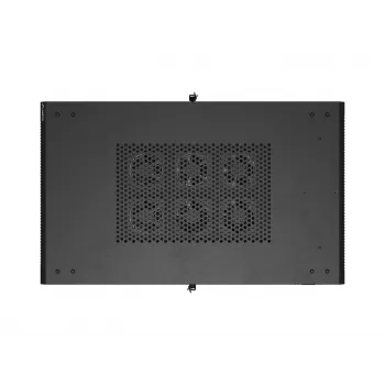 LANBERG armadio rack server da terra 19 pollici 27U 600x1000 mm nero con porta in vetro temperato (Flat Pack)