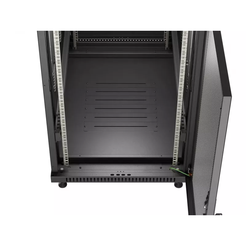 LANBERG armadio rack da terra 19 pollici 27U 600x1000 mm nero con porta perforata (Flat Pack)