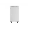 LANBERG case da terra 19 pollici 22U 600x600 mm grigio con porta in vetro temperato e display LCD (Flat Pack)