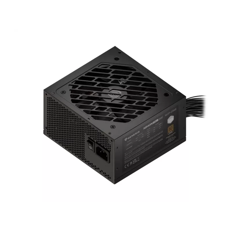 Genesis Nihon 750NM Black 750W 80+ Bronze ATX 3.1 alimentatore completamente modulare