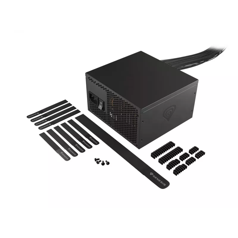 Genesis Nihon 750NM Black 750W 80+ Bronze ATX 3.1 alimentatore completamente modulare
