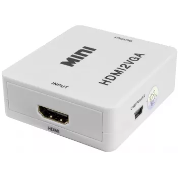 PULSAR convertitore HDMI-VGA con audio - nero