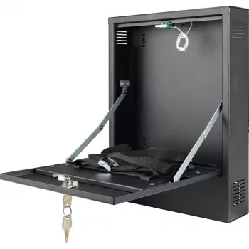 Pulsar AWO528 case per DVR, acciaio, nero, montaggio a parete
