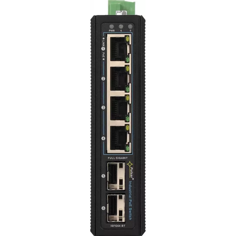 PULSAR ISFG64-BT switch industriale (4x PoE, 2x SFP)