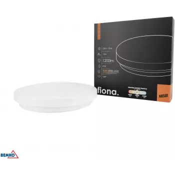KAFLER FIONA plafoniera LED 12W 3000/4000/6500K 1200lm IP20 bianco