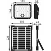 BEMKO SOLPAR faretto LED solare 10W 1500lm 3000/4000K IP65 nero con sensore PIR