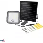 BEMKO SOLPAR faretto LED solare 10W 1500lm 3000/4000K IP65 nero con sensore PIR