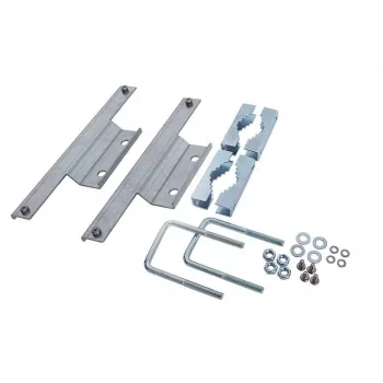 ATTE ADD-PMAALUXLM staffa per montaggio su palo per case ABOX-ALUXL, alluminio, argento/grigio