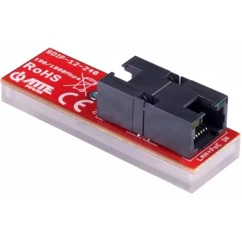 ATTE SDIP-12-240 adattatore PoE+ 30W guida DIN Gigabit