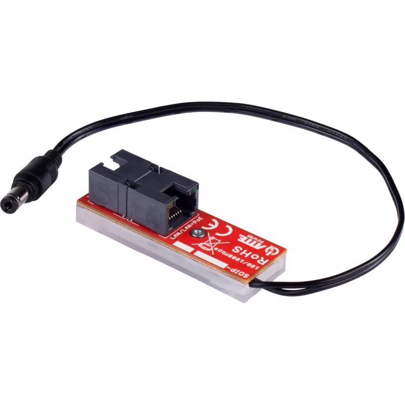 ATTE SDIP-12-124 iniettore PoE passivo 12V 24W Gigabit guida DIN