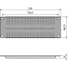 ATTE ADD-RACK10-2U1 adattatore per montaggio a rack 10