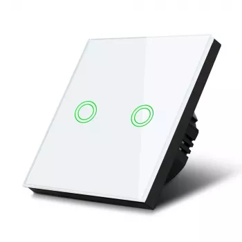 Interruttore luce touch in vetro Maclean MCE704W