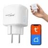 GreenBlue presa WiFi telecomandata, Android/iOS/Alexa/Google Home, timer, wattmetro, max 16A/3840W, GB735 W