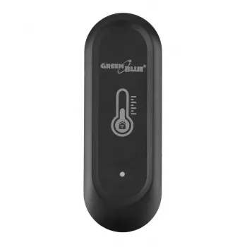 GRB GREENBLUE GB741 sensore di temperatura e umidità WiFi da esterno, Android/iOS, 3,0 V DC, 2xAAA, IP65
