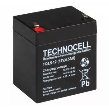 TECHNOCELL TC 4.5-12 batteria ricaricabile AGM 12V 4,5Ah