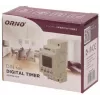ORNO OR-PRE-433 timer settimanale elettronico, guida DIN, 16A/3680W, 16 programmi, 230V