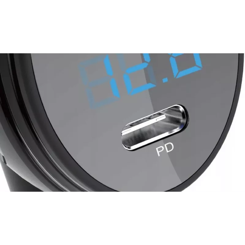 MBG Line HC67C splitter doppio con presa accendisigari e 3 porte USB-A, 120 W, nero