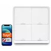 LUXURY-GOODS SC04 ZigBee TUYA Smart Scene Switch – 4 tasti, 12 scene, bianco