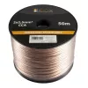 Libox cavo per altoparlanti 2x2,50 mm² LB0009-50 cavo audio 50 m trasparente