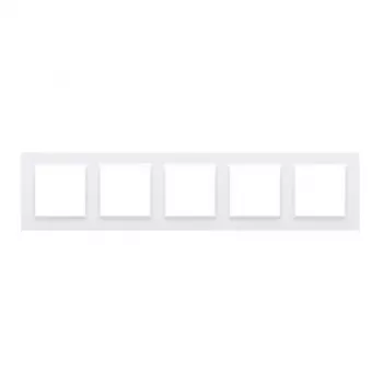 Kontakt Simon 10 placca bianca 5 moduli