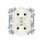 KONTAKT SIMON 10 modulo presa bianca 2x tipo F con protezione bambini morsetti a vite 16A 250V
