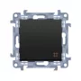KONTAKT SIMON 10 modulo deviatore invertitore nero opaco morsetti a vite 10AX 250V