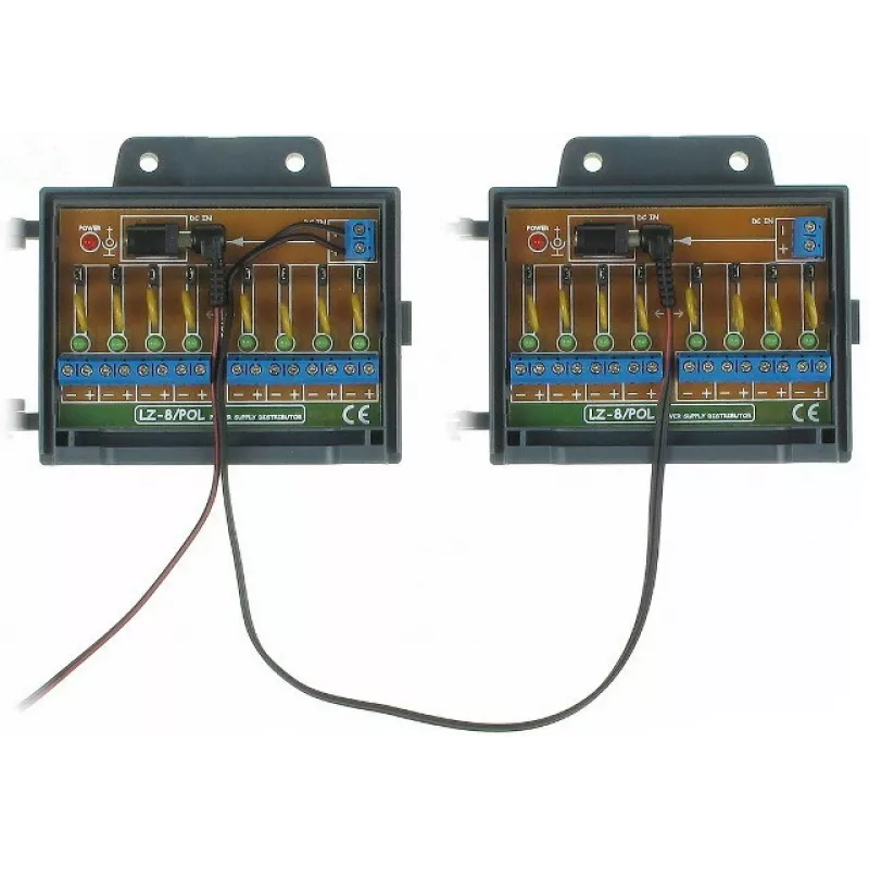 DELTA Power Terminal Block KG-8/POL 8 poli 16A 400V bianco