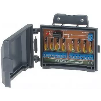 DELTA Power Terminal Block KG-8/POL 8 poli 16A 400V bianco